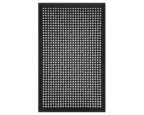 Коврик 150х92х1.2 см резиновый сота грязезащитный черный 13 кг (59017)