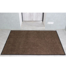 Килимок 90х60 см вологопоглинаючий на гумовій основі коричневий (3006/brown)